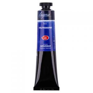 Farba akrylowa Ladoga 46ml, Niebieska - Ultramarine